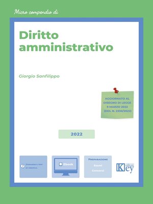 cover image of Diritto amministrativo--micro compendio